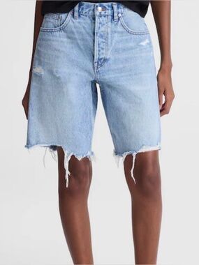 Madewell Essex Long Baggy Short in Londe Wash